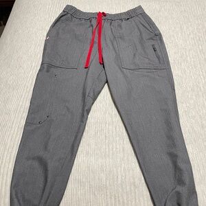 Mediclo FYSEL Catalina Jgger Scrub Pants, heather grey, size SP